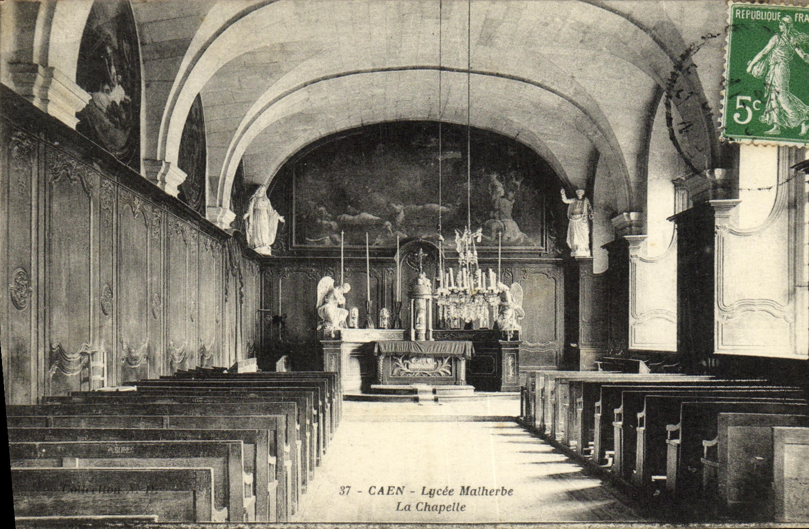 CPA Caen Lycee Malherbe La Chapelle