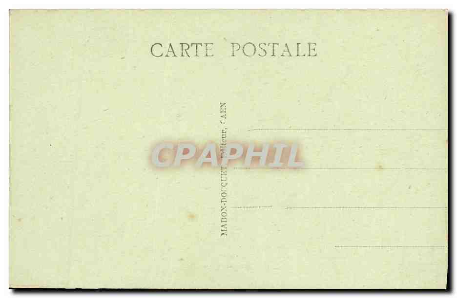 CPA Caen Lycee Malherbe et La Chapelle — Verso