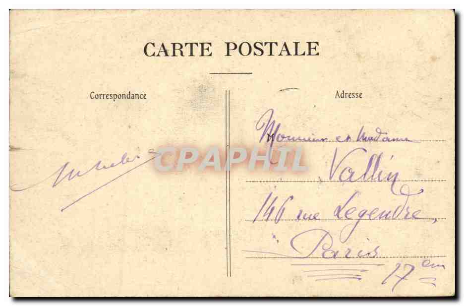 CPA Caen Lycee Malherbe Le Parloir — Verso