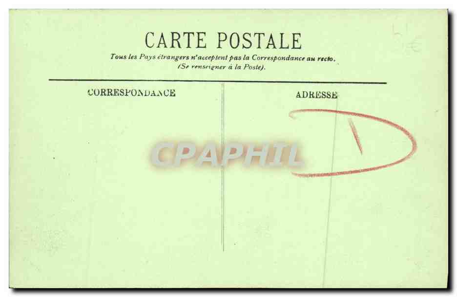 CPA Caen Lycee Le Cloitre — Rückseite