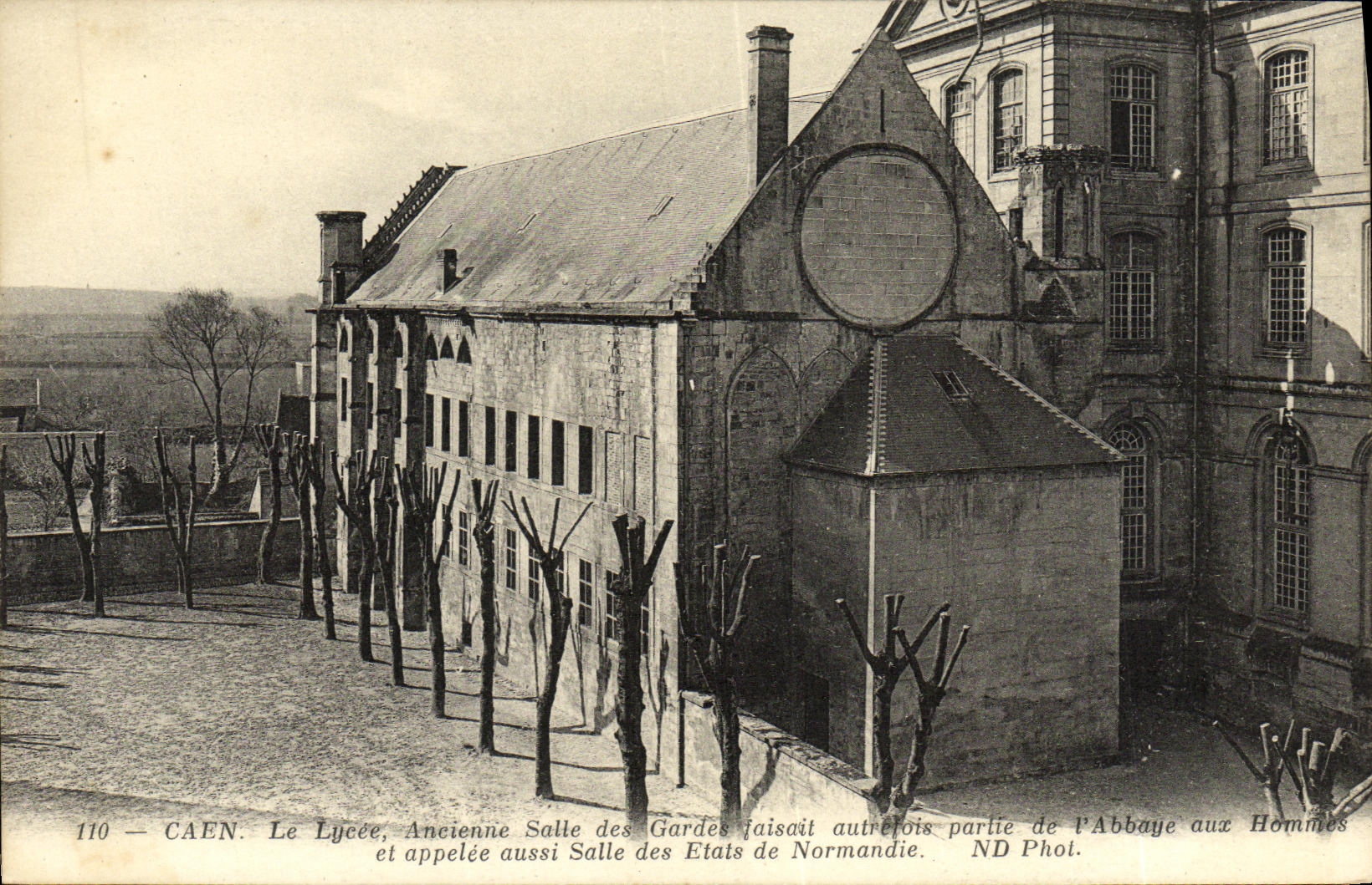 CPA Caen Le Lycee Ancienne Salle des Gardes 