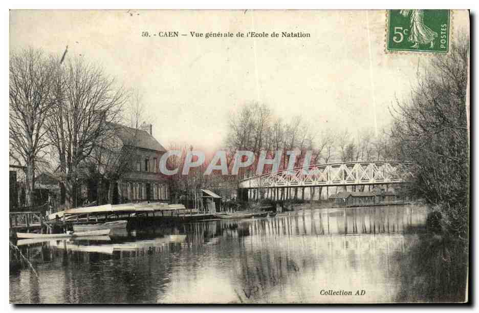 CPA Caen Vue generale de l Ecole de Natation