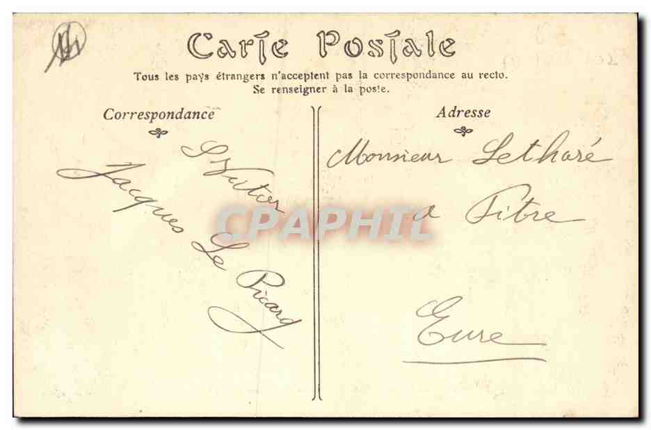 CPA Caen Les bords de l Orne L Ecole de Natation — Verso