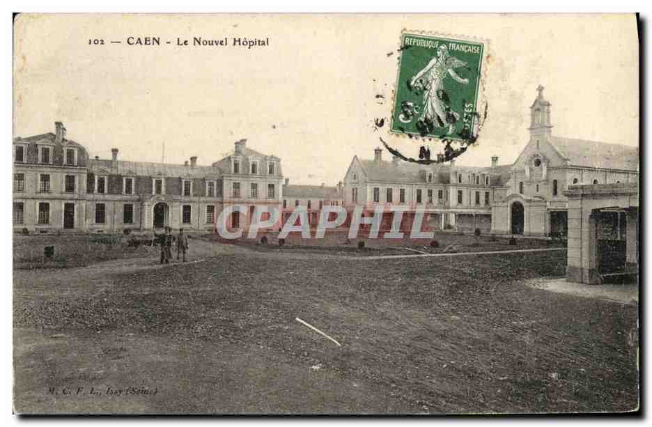 CPA Caen Le Nouvel Hopital