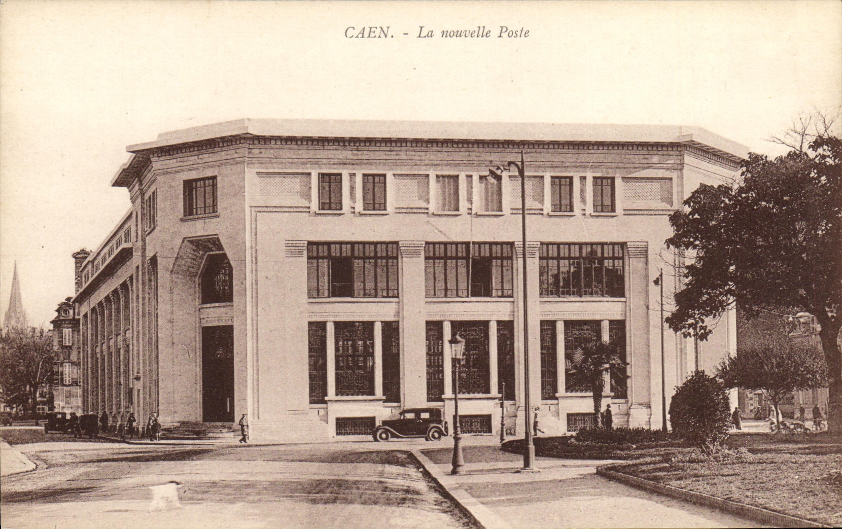 CPA Caen nouvelle Poste