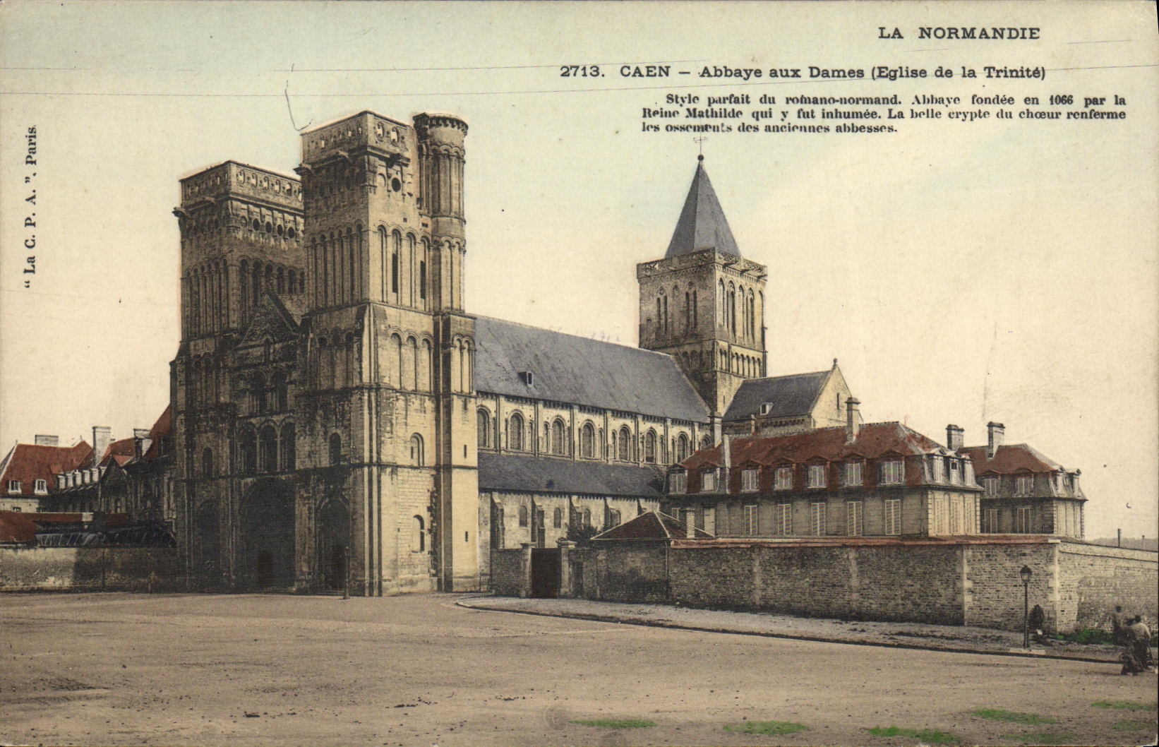 CPA Caen Abbaye aux Dames Eglise de la Trinite 