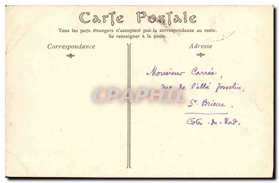 CPA Caen Eglise de la Trinite Abbaye aux Dames ensemble au sud ouest — Verso