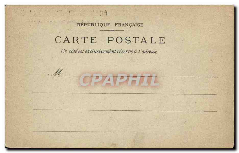CPA Caen Abbaye aux Dames Publicite Chaussures du Coq d Or — Verso