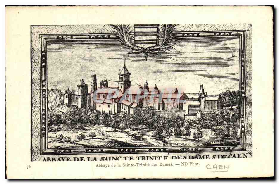CPA Caen Abbaye de la Sainte Trinite des Dames