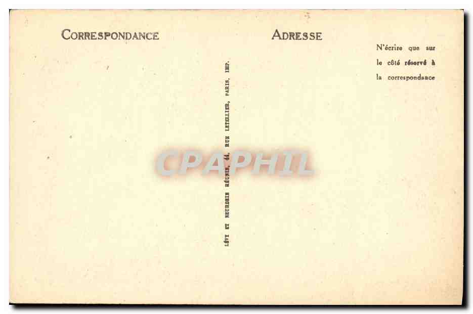 CPA Caen Crypte de L Abbaye aux Dames — Verso