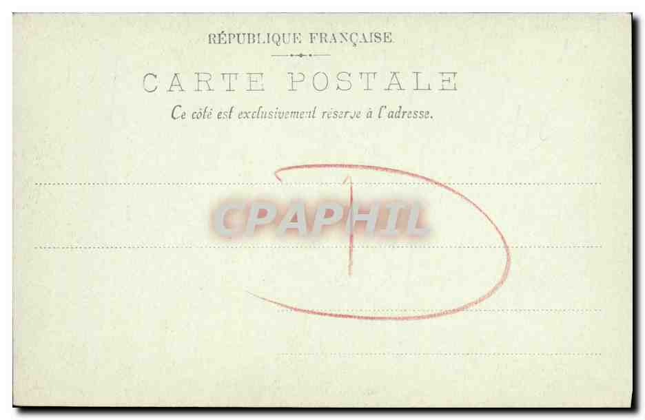 CPA Caen Facade de l Abbaye aux Dames  — Verso