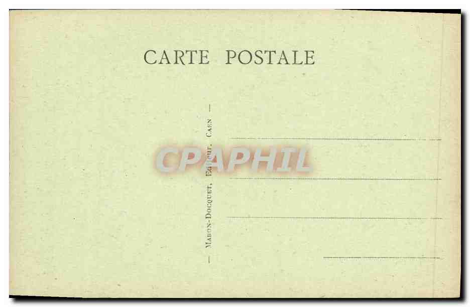 CPA Caen Tombeau de la Reine Mathilde Eglise de la Trinite — Verso