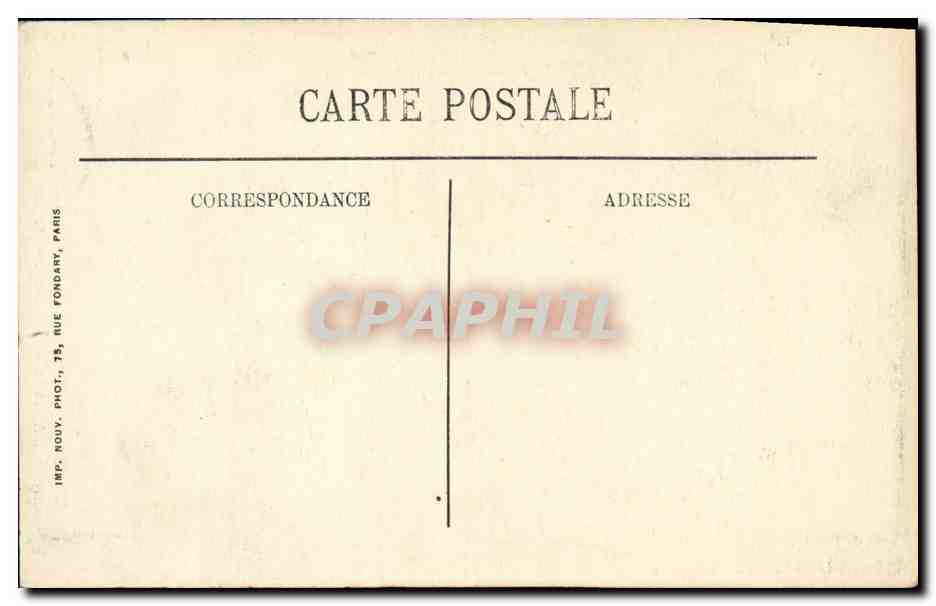 CPA Caen L Abbaye aux Dames — Verso