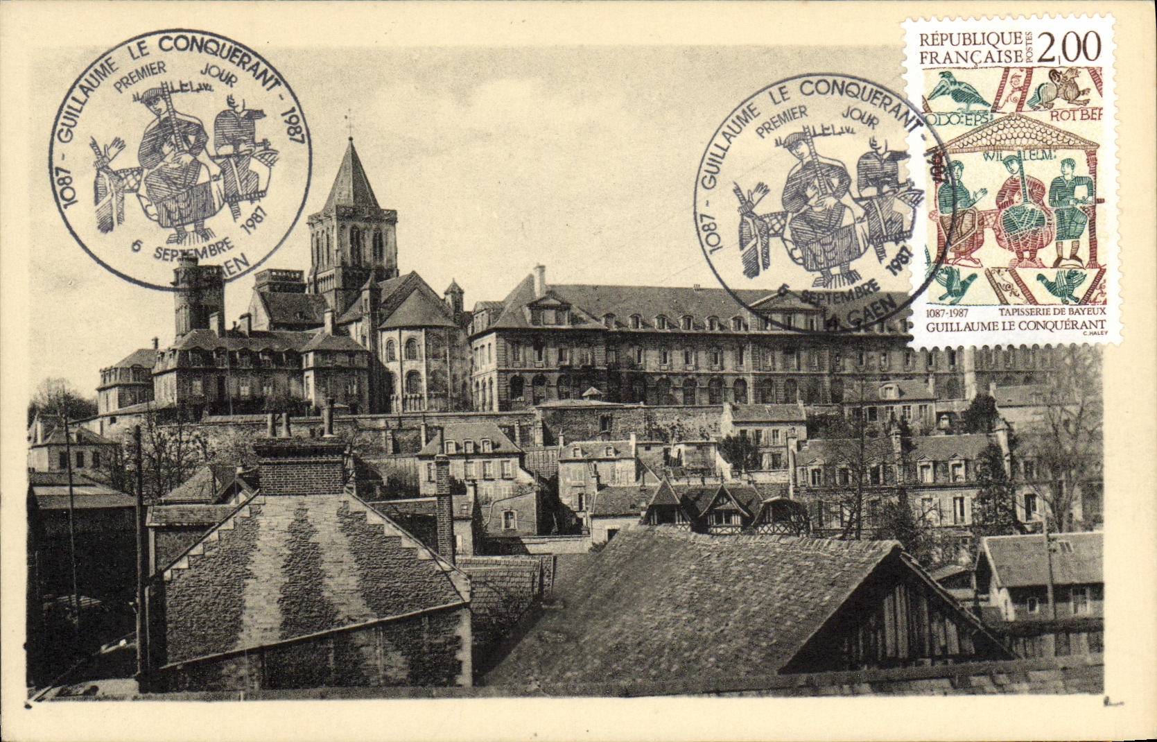 CPA Caen Ancienne Abbaye aux Dames Ensemble
