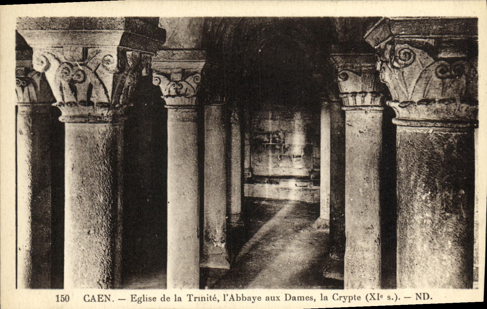 CPA Caen Eglise de la Trinite Abbaye aux Dames la Crypte 