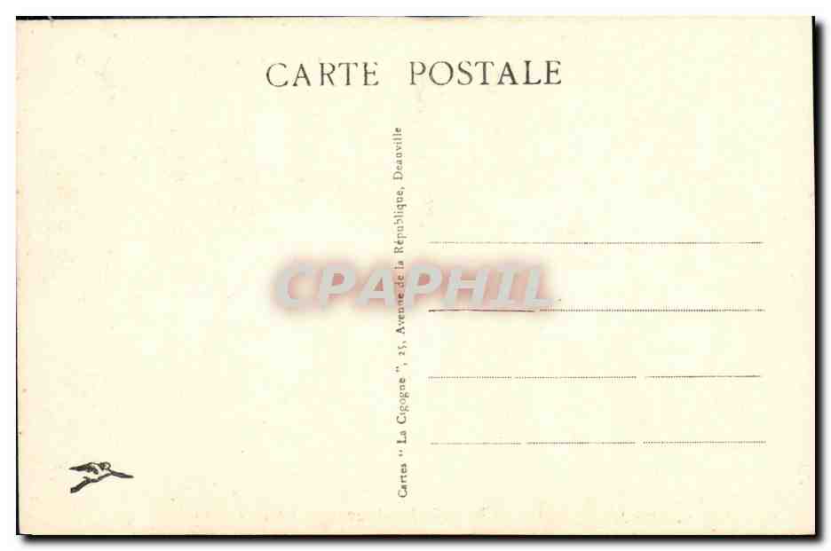 Caen - L'Abbaye aux Dames (les Portails) — Éditeur : Cartea "La Gorgone", 25, Avenue de la République, Deauville — Verso
