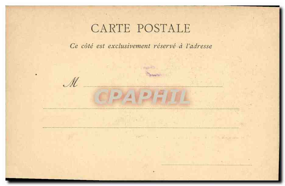 CPA Caen Vue Generale prise de l Abbaye aux Dames — Verso