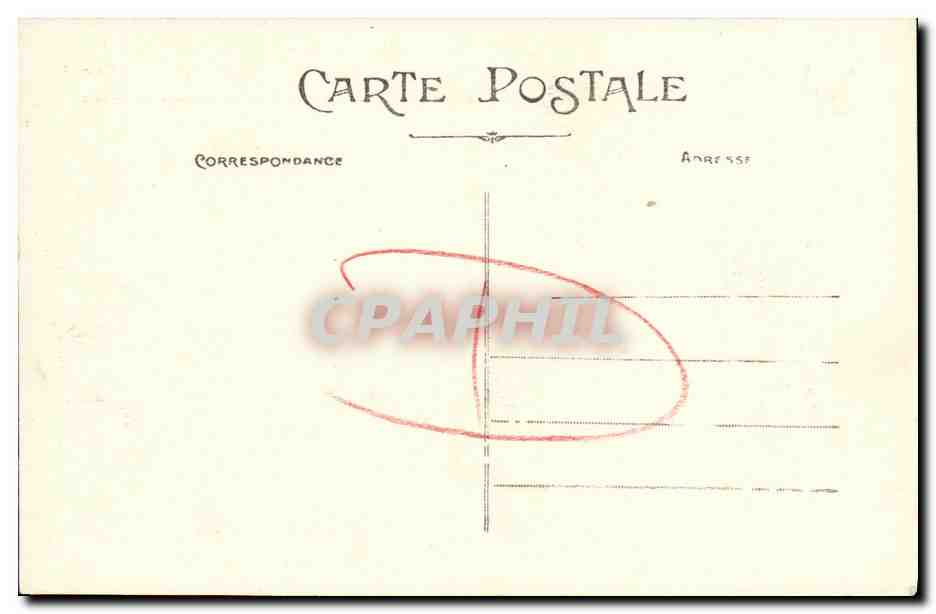 CPA Caen Abbaye aux Dames Eglise de la Trinite — Verso