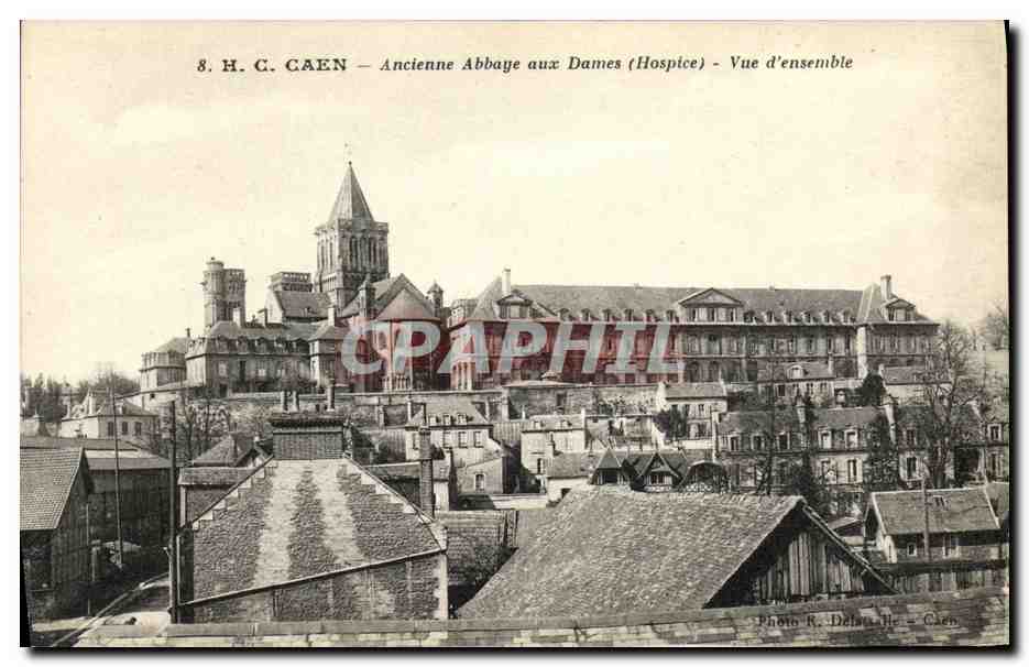 CPA Caen Ancienne Abbaye aux Dames Vue d ensemble