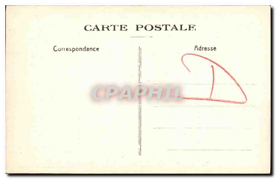 CPA Caen Ancienne Abbaye aux Dames Vue d ensemble — Verso