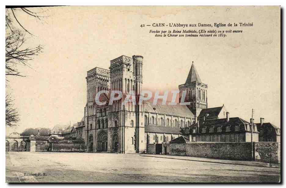CPA Caen L Abbaye aux Dames Eglise de la Trinite