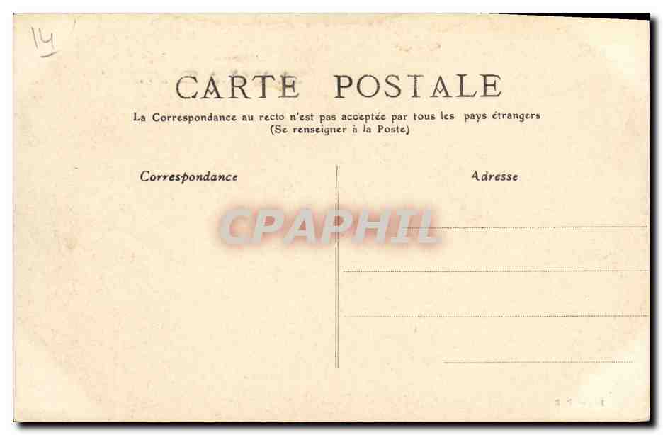 CPA Caen L Abbaye aux Dames Eglise de la Trinite — Verso