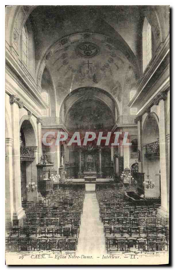 Caen — Église Notre-Dame — Intérieur — LL. — n°29