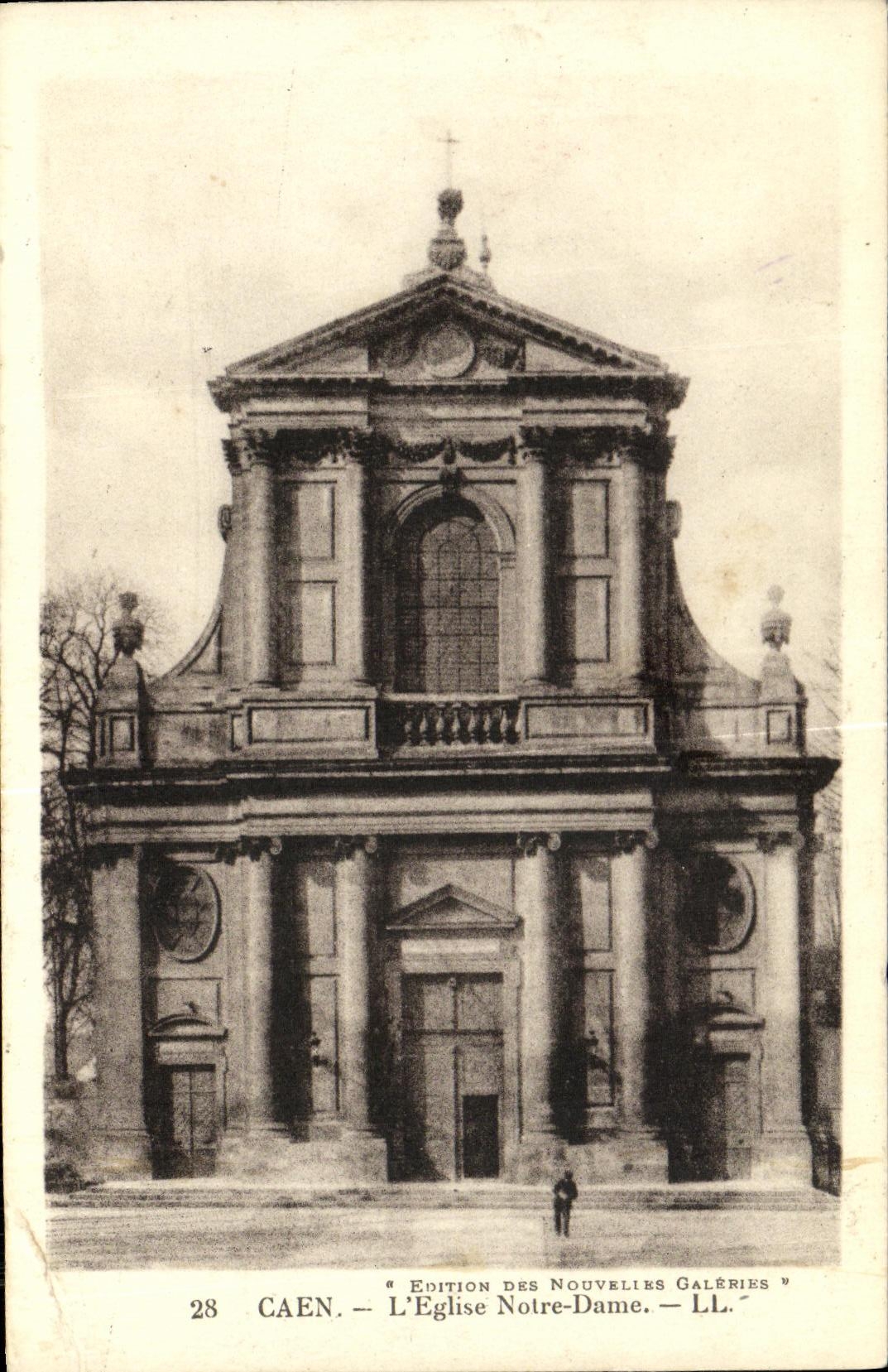 CPA Caen L Eglise Notre Dame 