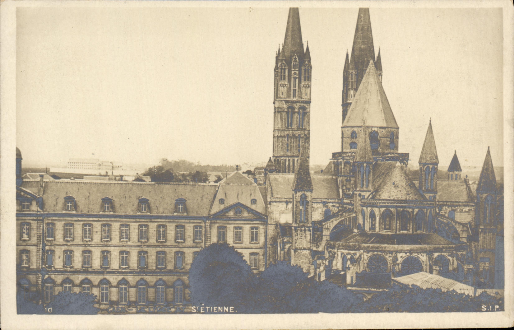 Cathédrale et hôtel de ville de Saint-Étienne — S.I.P. n°10
