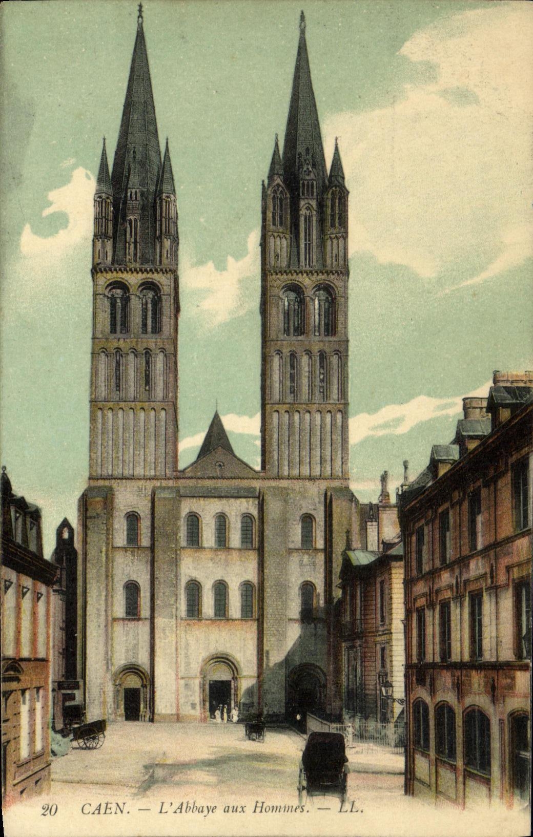 CPA Caen L Abbaye aux Hommes