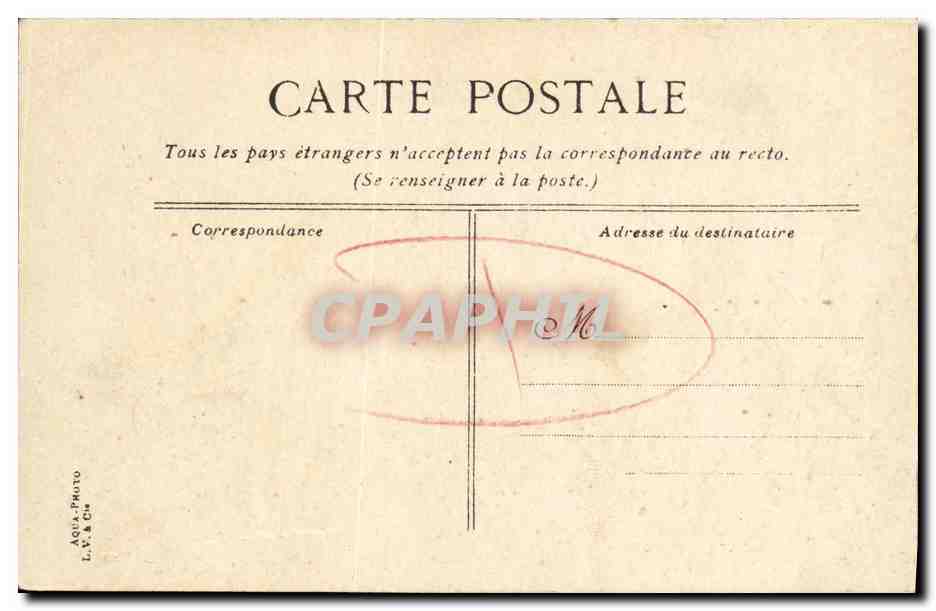 CPA Caen L Abside et les Tours de Saint Etienne — Verso