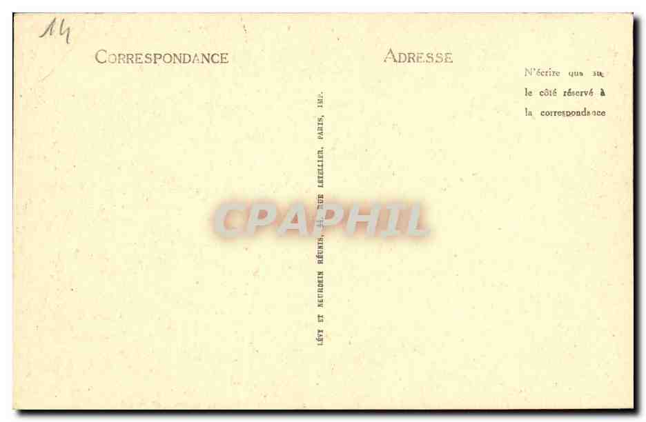 CPA Caen Interieur De L Abbaye Aux Hommes — Verso