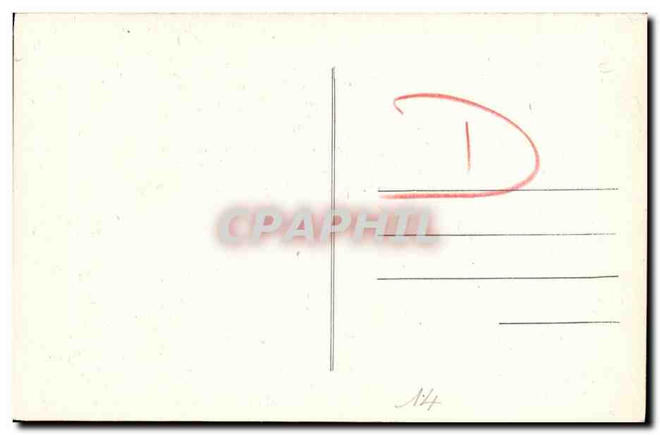 CPA Caen L Abbaye aux Hommes L Abside et le Lycee — Verso