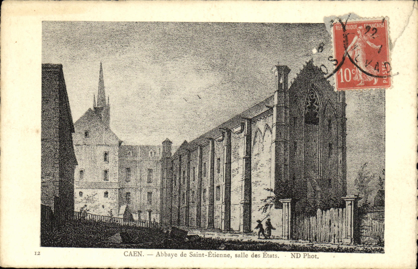 Caen — Abbaye de Saint-Étienne, salle des États — ND Phot.