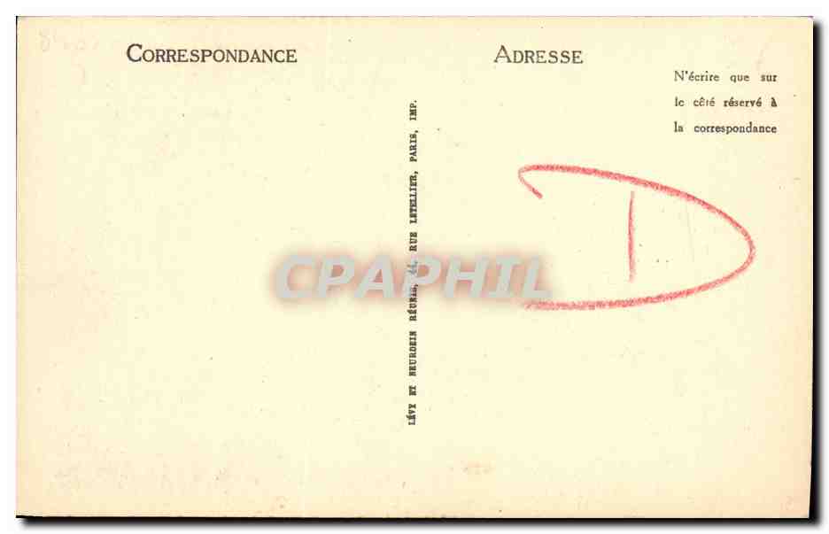 Caen — Le Cloître — LL — Verso
