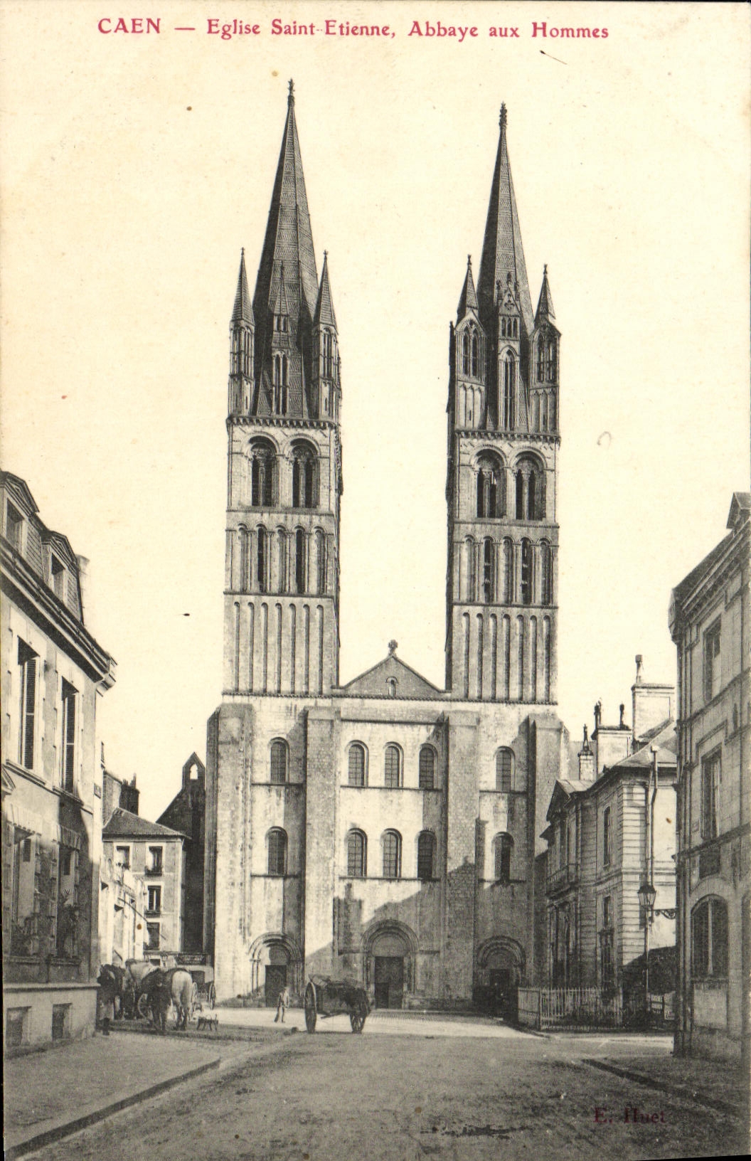CPA Caen Saint Etienne Abbaye aux Hommes