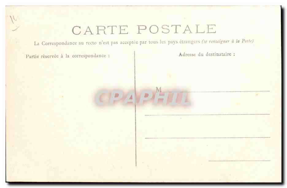 CPA Caen Saint Etienne Abbaye aux Hommes — Verso