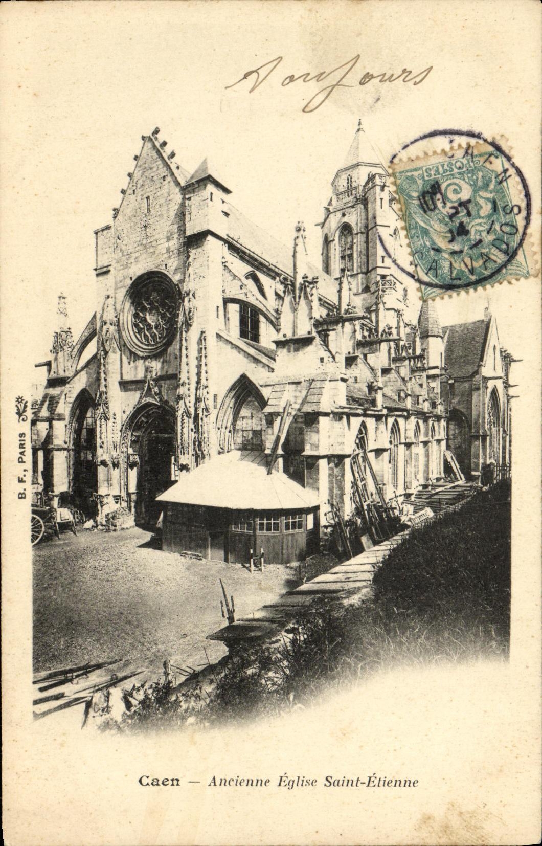 Caen — Ancienne Église Saint-Étienne — B. F., Paris