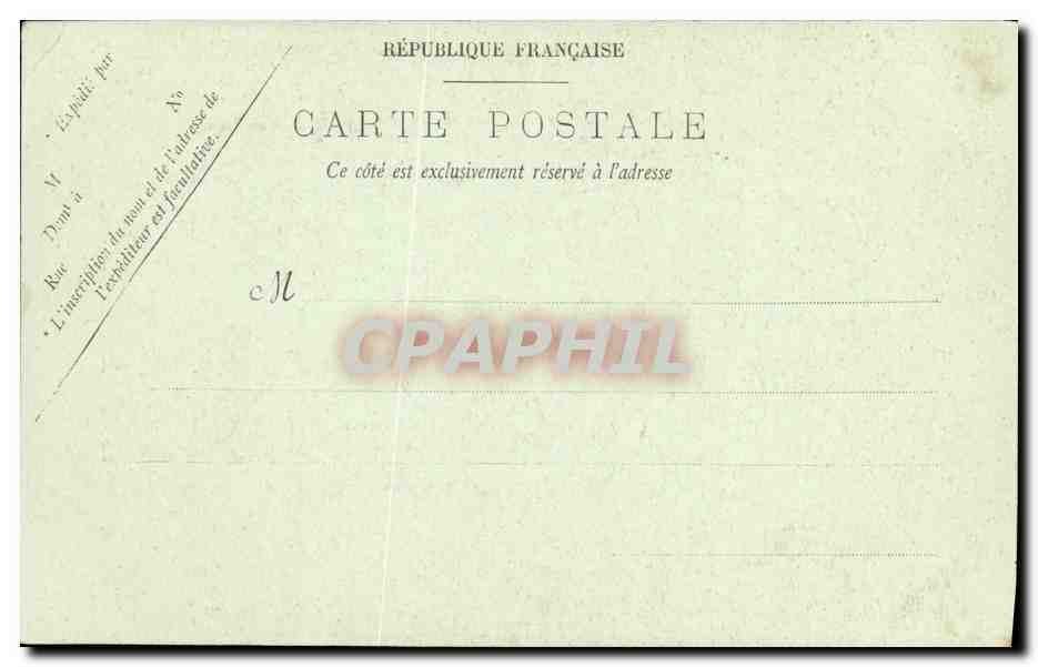 CPA Caen Vieux Saint Etienne  — Verso