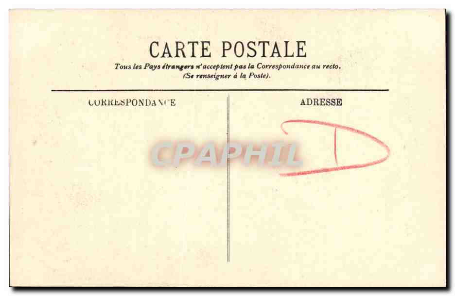 CPA Caen L Abbaye Aux Hommes Facades — Verso