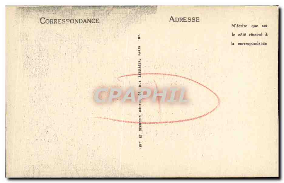 CPA Caen L Abbaye Aux Hommes Eglise St Etienne — Verso