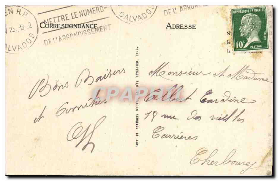 Calan - Église Saint-Étienne, la Nef et le Chœur - ND — Verso