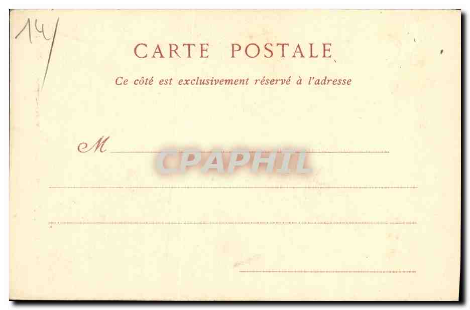 CPA Caen Le Vieux Eglise Saint Etienne — Verso