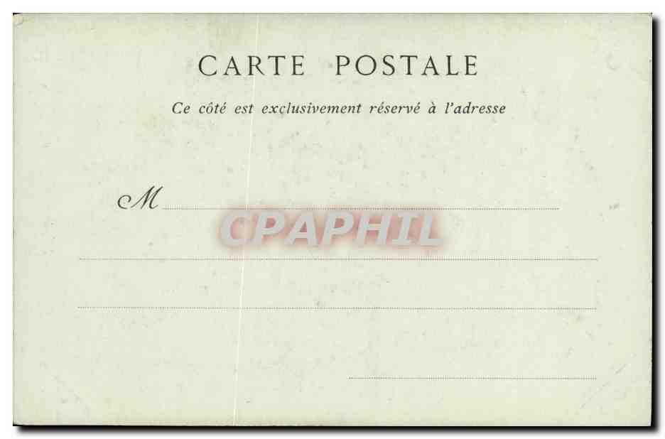 CPA Caen L Eglise Saint Etienne  — Verso