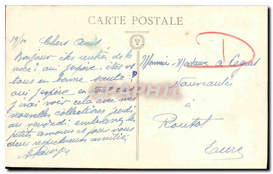 CPA Caen Interieur de L Abbaye aux Hommes — Verso