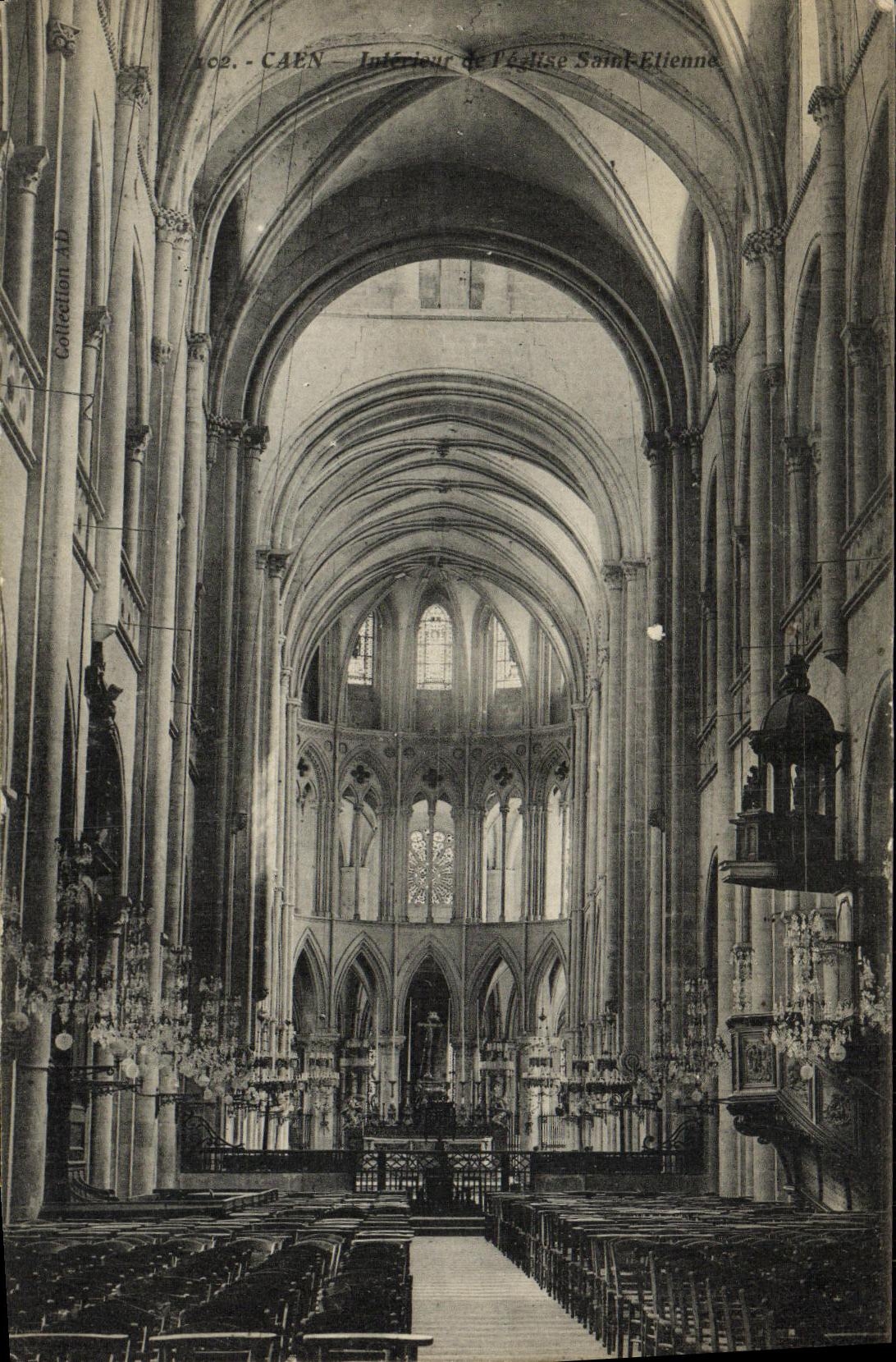 Intérieur de l'église Saint-Étienne — Caen — Collection 119