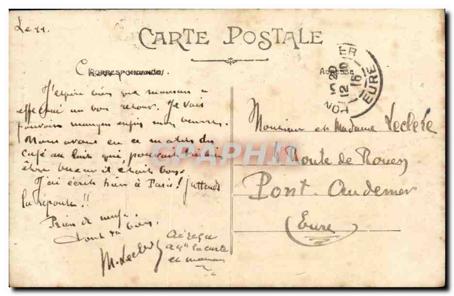 Abtei Saint-Étienne — Caen (Calvados) — Fotoverlag P. Maillault, Caen — Rückseite