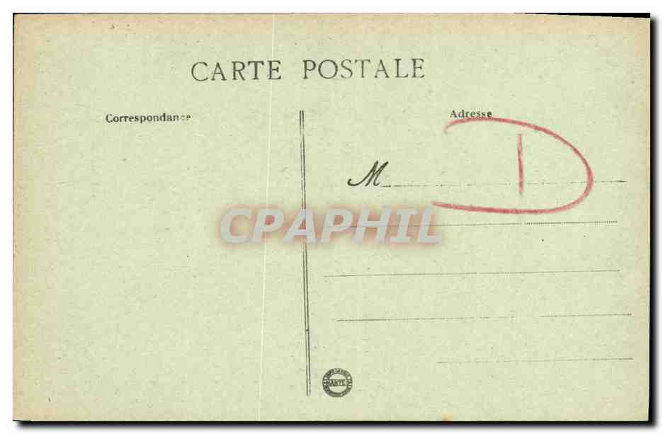 CPA Caen Le Vieux St Etienne — Verso