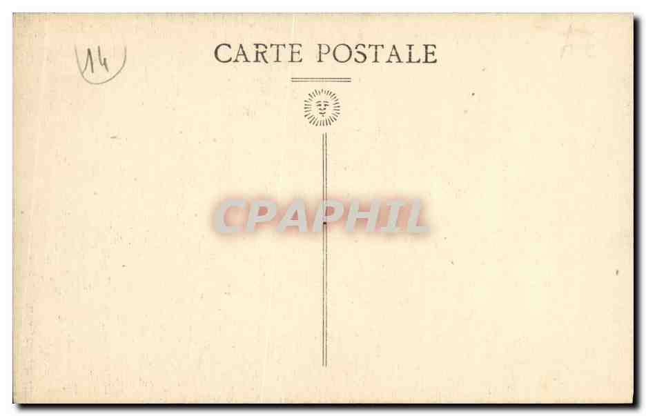 CPA Caen Eglise St Etienne ou abbaye aux hommes Facade — Verso