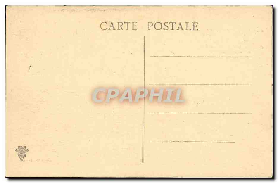 CPA Caen Abside et les Tours de St Etienne — Verso